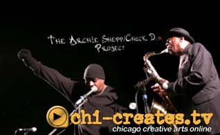 Chuck D with Archie Shepp at the 2008 Sons d'Hiver Festival